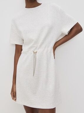 Varley Maple Dress 2.0 NWT Size Small Ivory Marl